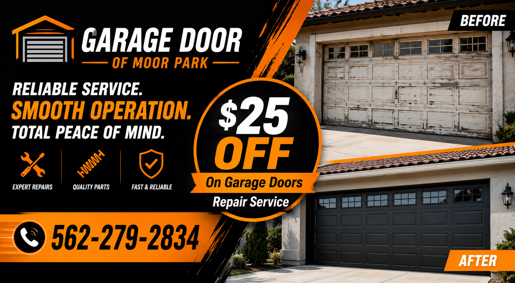 Garage Door of Moor Park